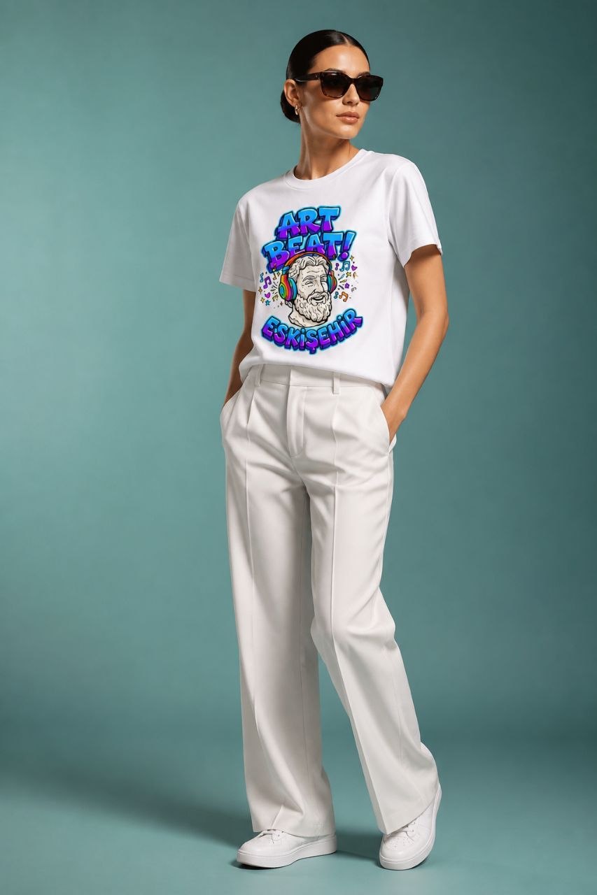 Art Beat Eskişehir Esprili %100 Pamuklu Tasarım T-Shirt