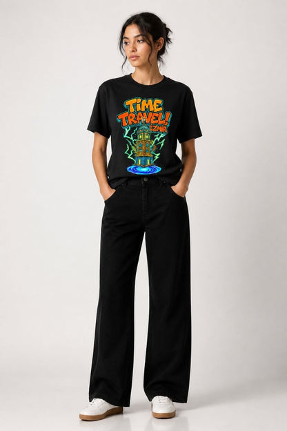 Time Travel İzmir Esprili %100 Pamuklu Tasarım T-Shirt