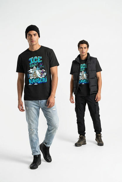 Ice Cold Kayseri Esprili %100 Pamuklu Tasarım T-Shirt