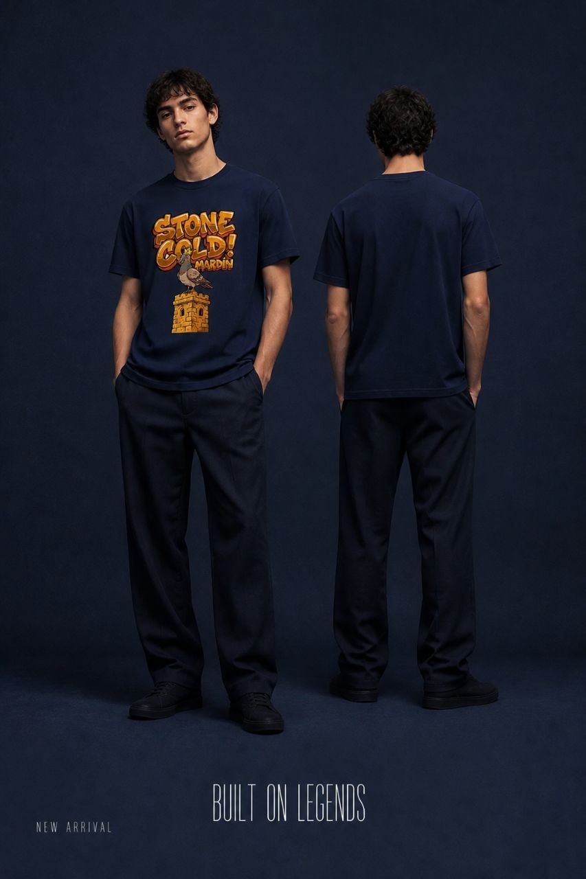 Gold Mardin Esprili %100 Pamuklu Tasarım T-Shirt