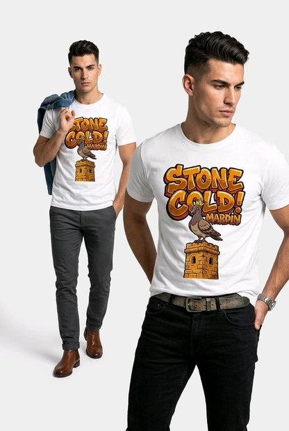 Gold Mardin Esprili %100 Pamuklu Tasarım T-Shirt