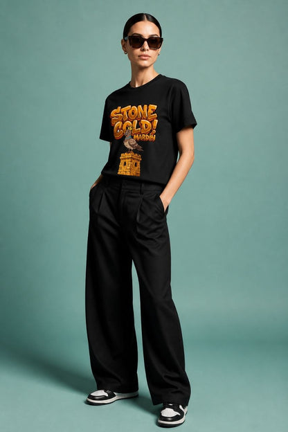 Gold Mardin Esprili %100 Pamuklu Tasarım T-Shirt