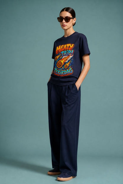 Meaty Trip Tekirdağ Esprili %100 Pamuklu Tasarım T-Shirt