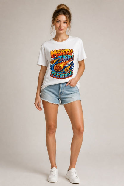 Meaty Trip Tekirdağ Esprili %100 Pamuklu Tasarım T-Shirt
