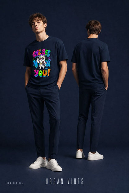 Eye See Van You Esprili %100 Pamuklu Tasarım T-Shirt