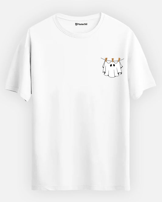 Spooky Fresh – Clothesline Ghost T-Shirt