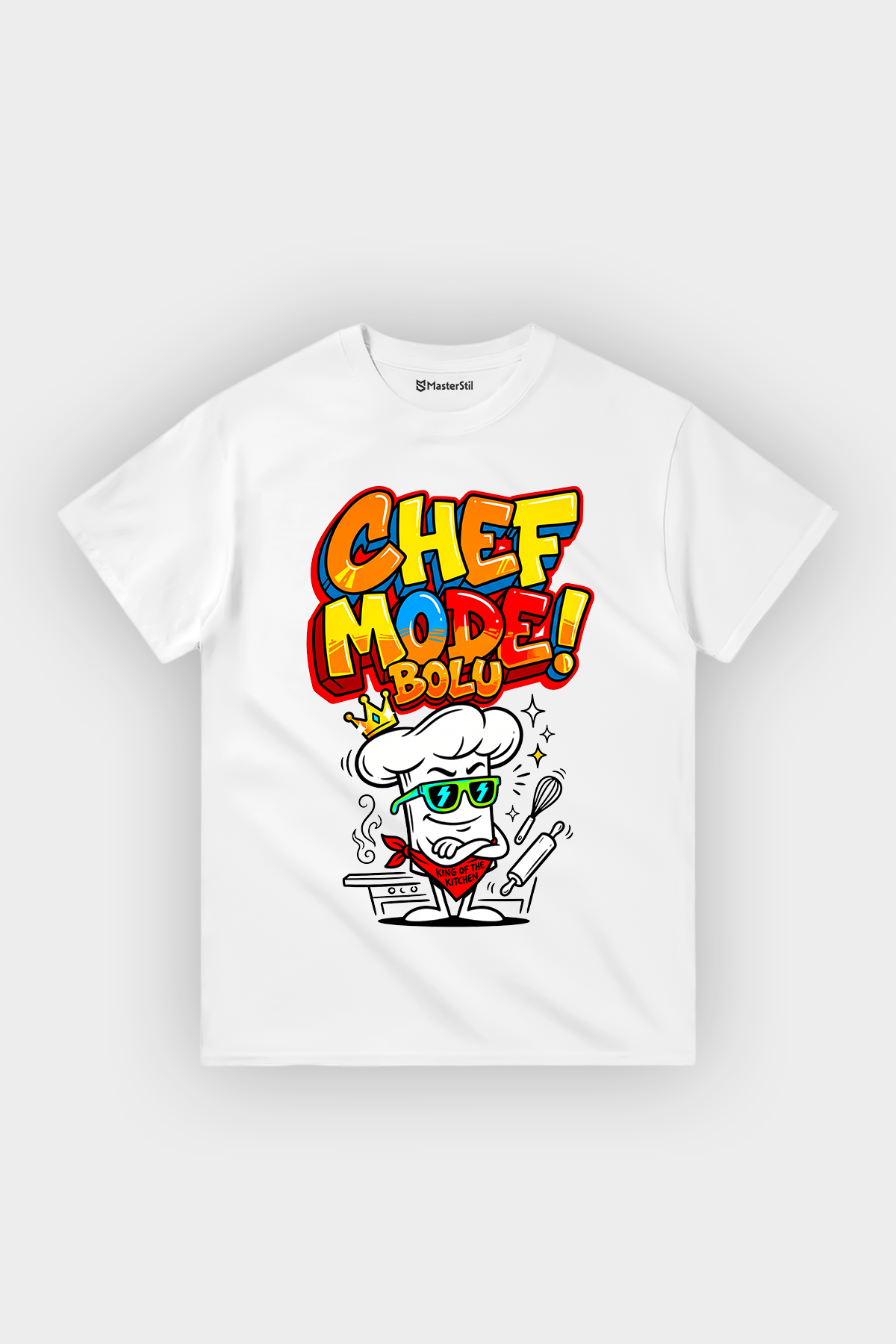 Chef Mode Bolu Esprili %100 Pamuklu Tasarım T-Shirt