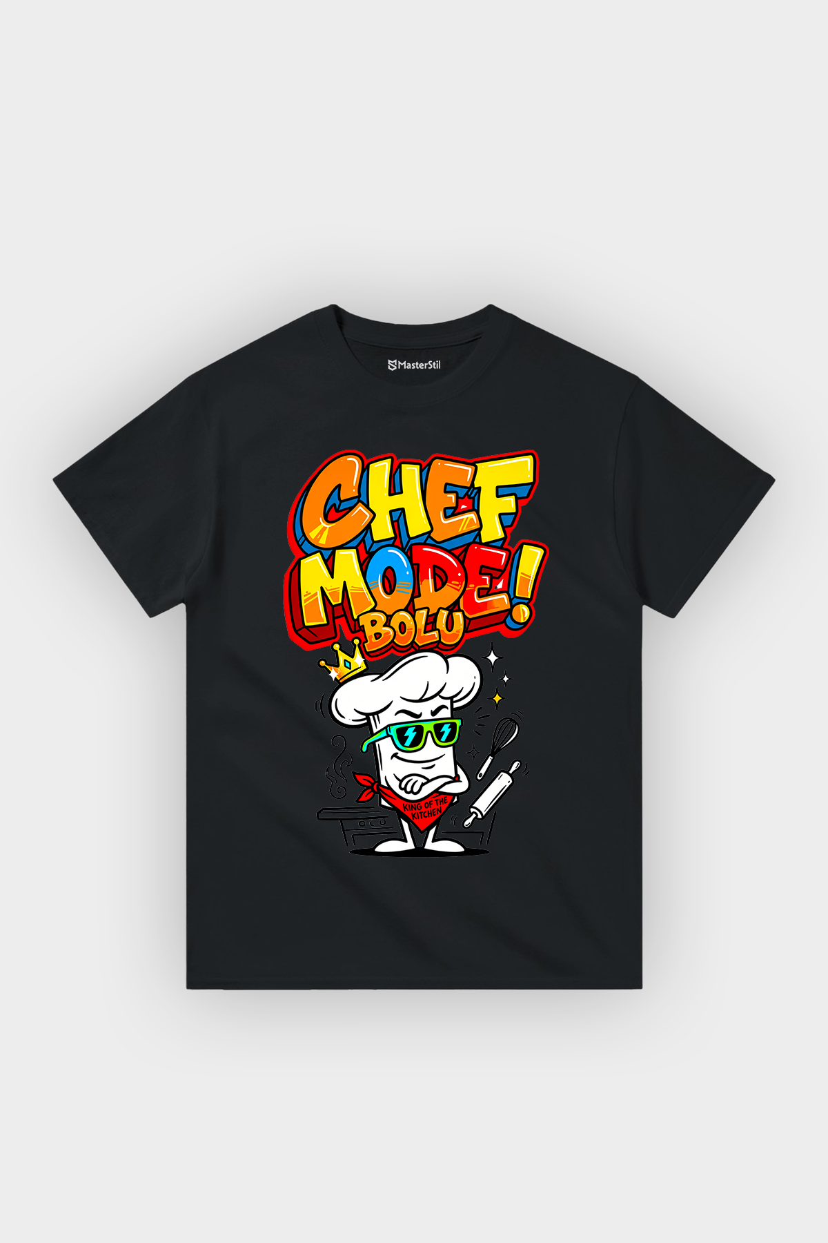 Chef Mode Bolu Esprili %100 Pamuklu Tasarım T-Shirt