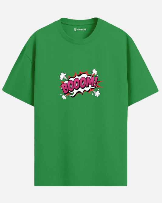 BOOOM! – Comic Book Explosion PopArt T-Shirt | Oversized Fun Unisex Style