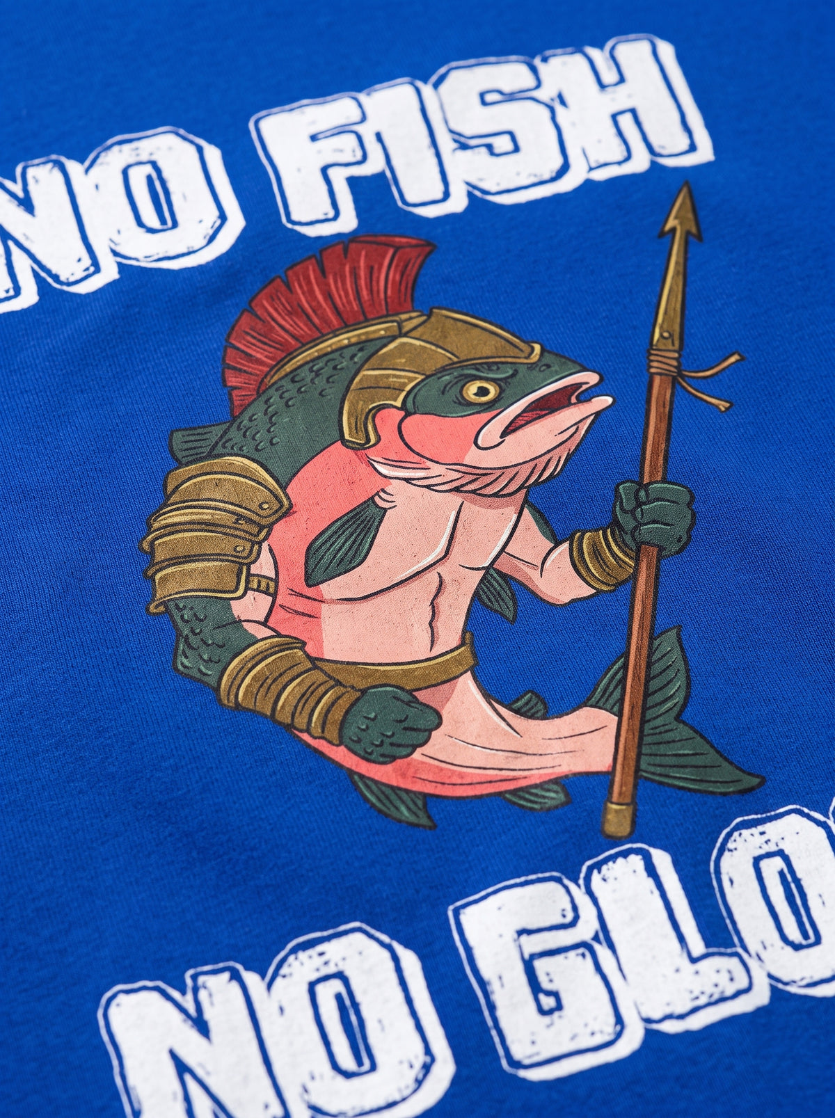 Gladiator Fish Balıkçı %100 Pamuklu Tasarım T-Shirt
