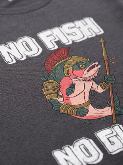 Gladiator Fish Balıkçı %100 Pamuklu Tasarım T-Shirt