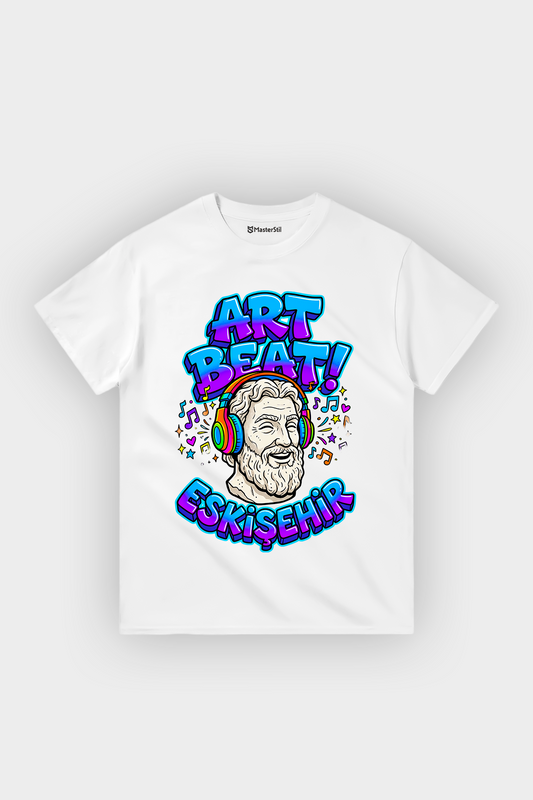 Art Beat Eskişehir Esprili %100 Pamuklu Tasarım T-Shirt