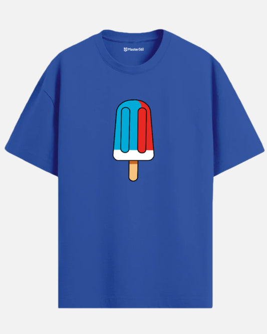 Freeze Me Baby | Retro Ice Cream Popart Oversize T-Shirt