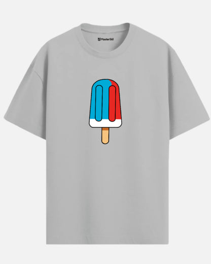 Freeze Me Baby | Retro Dondurma Popart Oversize Tişört