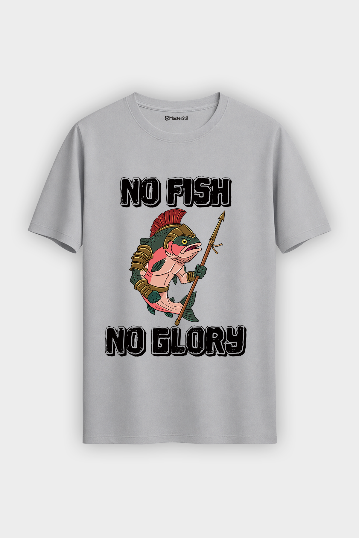 Gladiator Fish Balıkçı %100 Pamuklu Tasarım T-Shirt