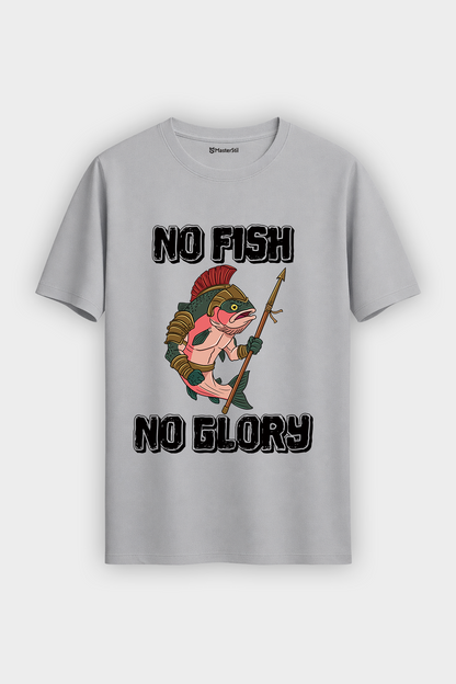 Gladiator Fish Balıkçı %100 Pamuklu Tasarım T-Shirt