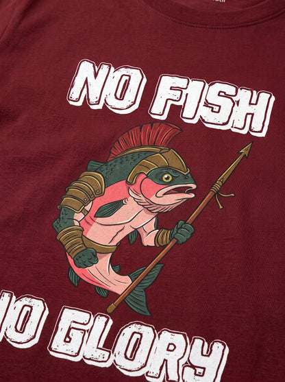 Gladiator Fish Balıkçı %100 Pamuklu Tasarım T-Shirt