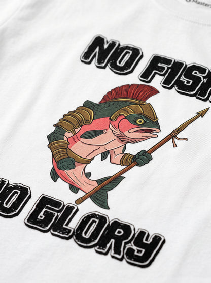Gladiator Fish Balıkçı %100 Pamuklu Tasarım T-Shirt