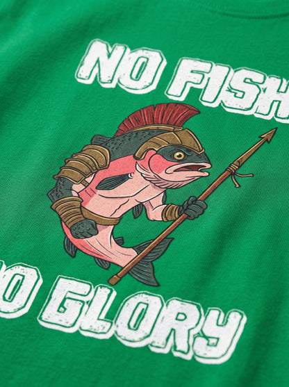 Gladiator Fish Balıkçı %100 Pamuklu Tasarım T-Shirt