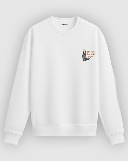 Best Advice – Kedi Mizahı Sweatshirt