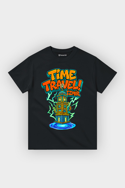 Time Travel İzmir Esprili %100 Pamuklu Tasarım T-Shirt