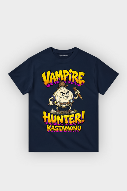 Vampire Hunter Kastamonu Esprili %100 Pamuklu Tasarım T-Shirt