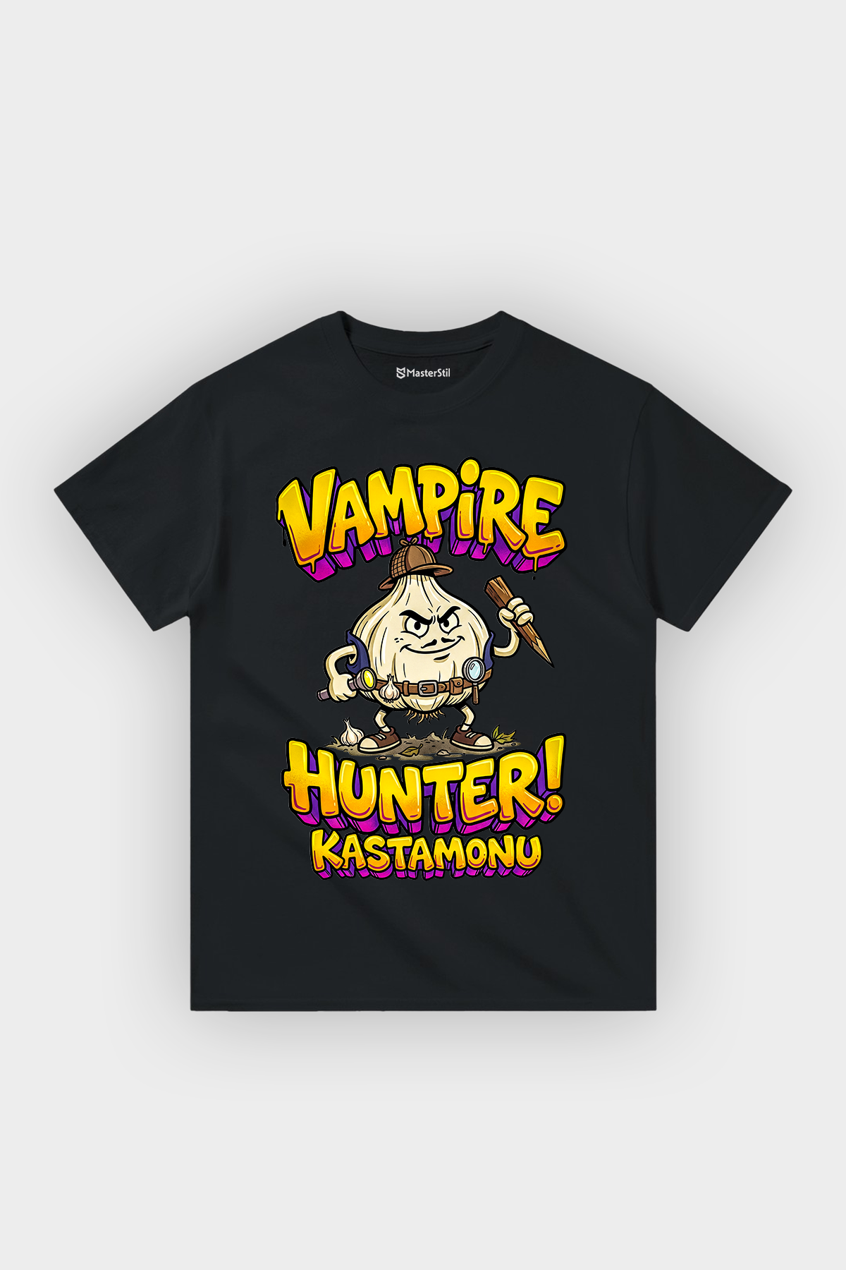 Vampire Hunter Kastamonu Esprili %100 Pamuklu Tasarım T-Shirt
