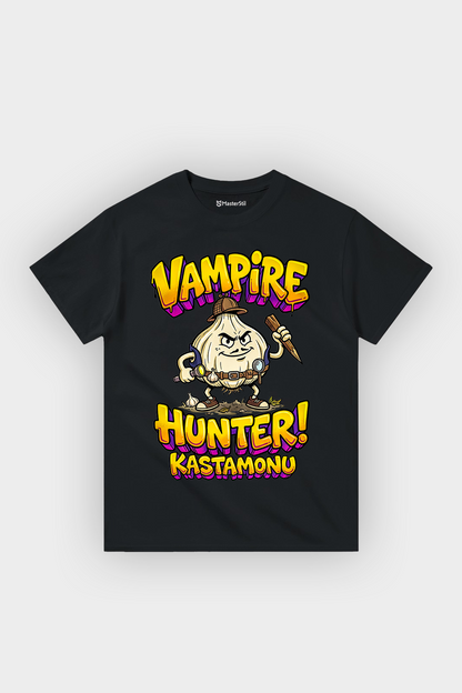 Vampire Hunter Kastamonu Esprili %100 Pamuklu Tasarım T-Shirt