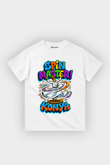Spin Master Konya Esprili %100 Pamuklu Tasarım T-Shirt