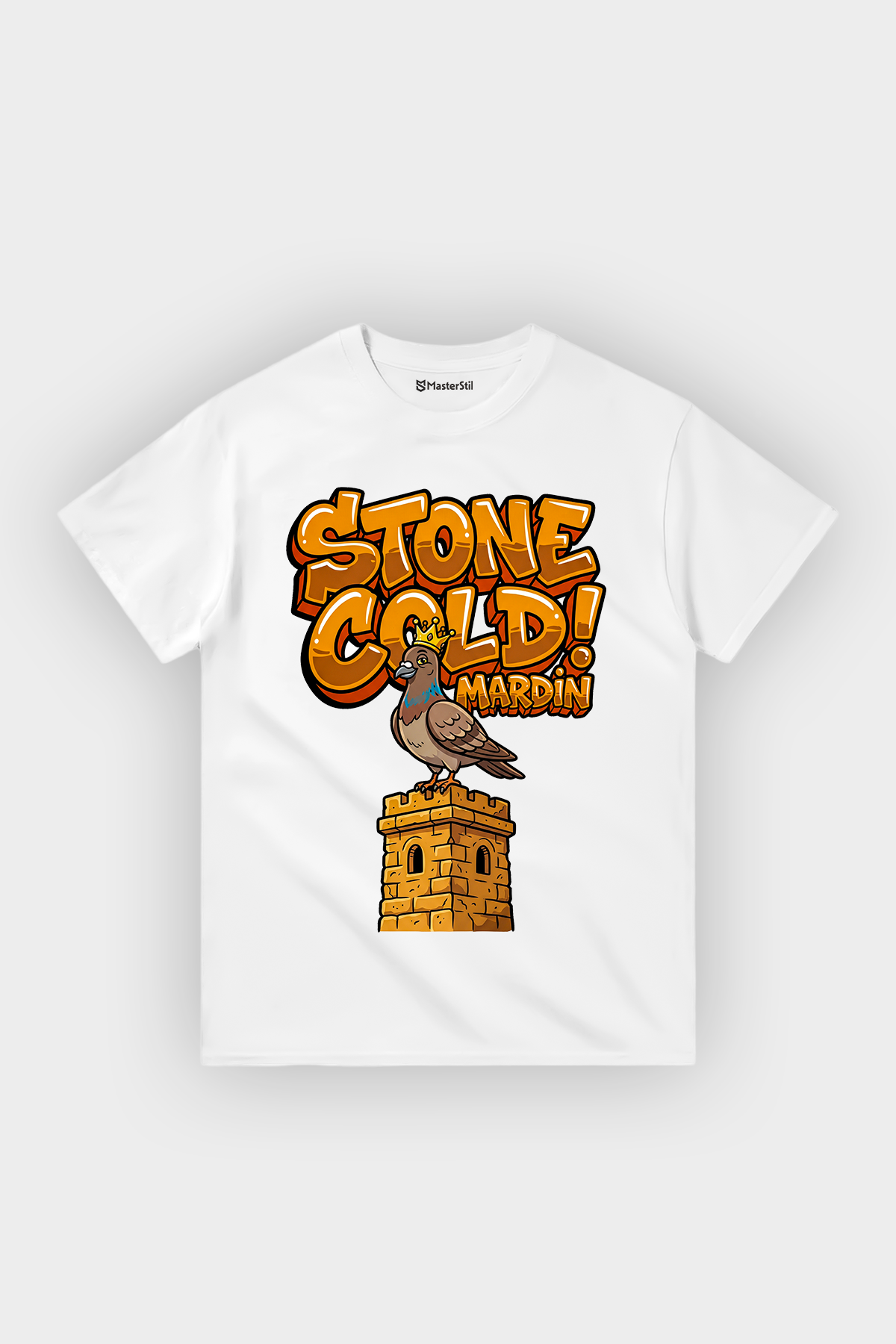 Gold Mardin Esprili %100 Pamuklu Tasarım T-Shirt