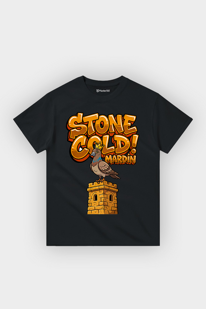 Gold Mardin Esprili %100 Pamuklu Tasarım T-Shirt