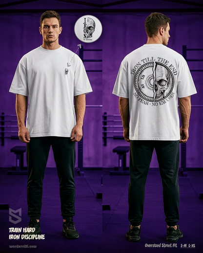 Oversize Gym Sporcu Streetwear T-shirt - Demir Kafa Tasarım