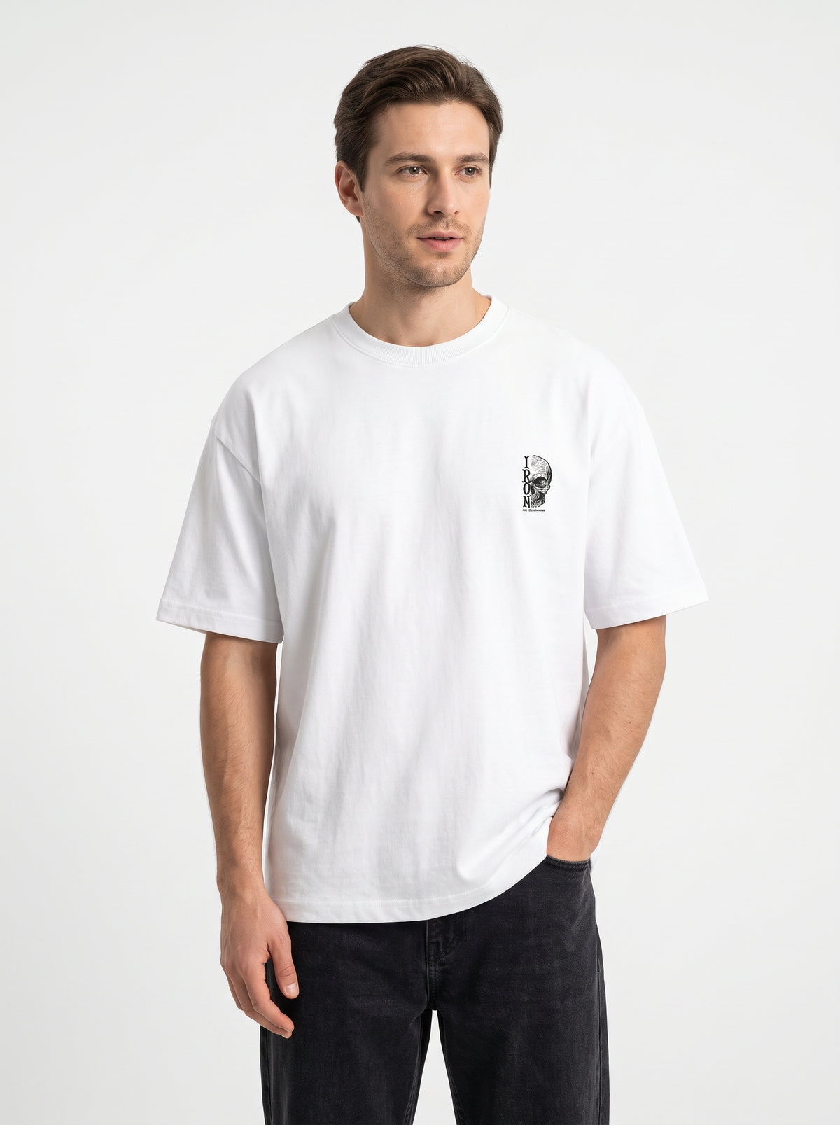Oversize Gym Sporcu Streetwear T-shirt - Demir Kafa Tasarım