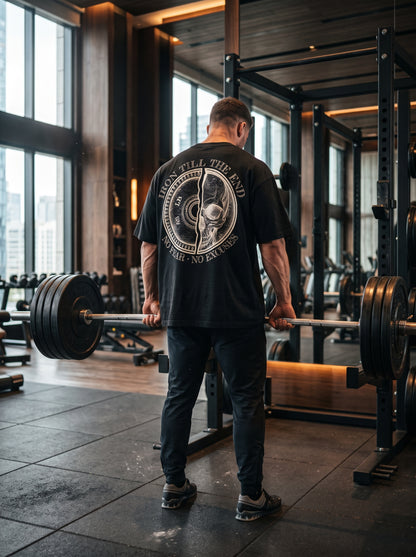 Oversize Gym Sporcu Streetwear T-shirt - Demir Kafa Tasarım