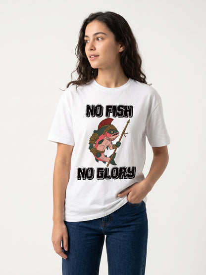 Gladiator Fish Balıkçı %100 Pamuklu Tasarım T-Shirt