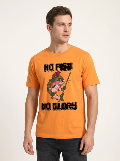 Gladiator Fish Balıkçı %100 Pamuklu Tasarım T-Shirt