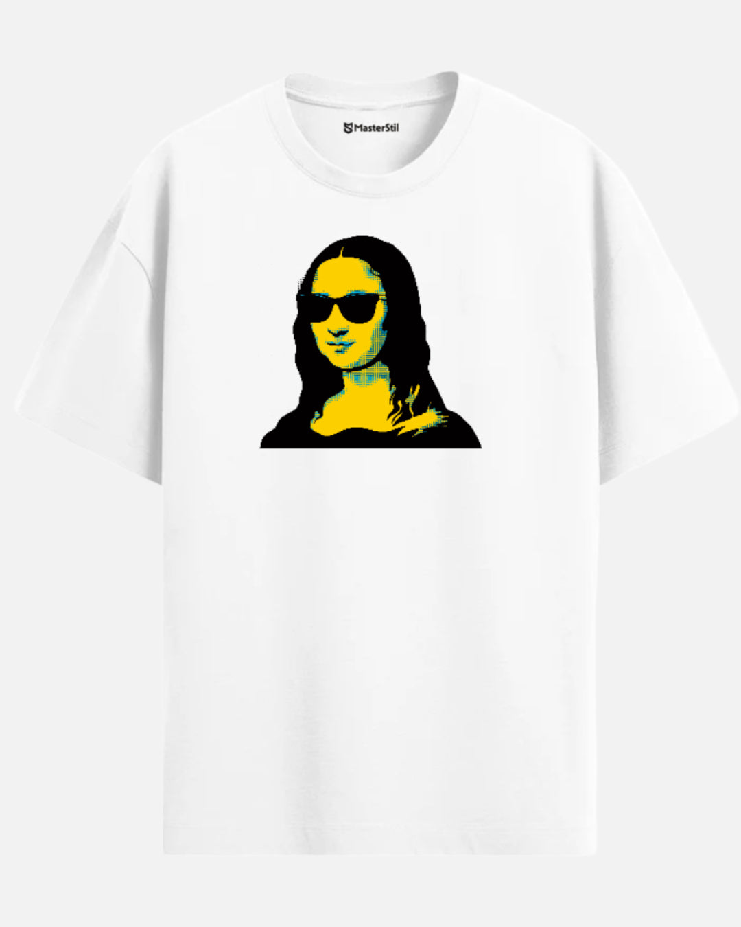 Mona Coolsa | Popart Mona Lisa Oversize Tişört