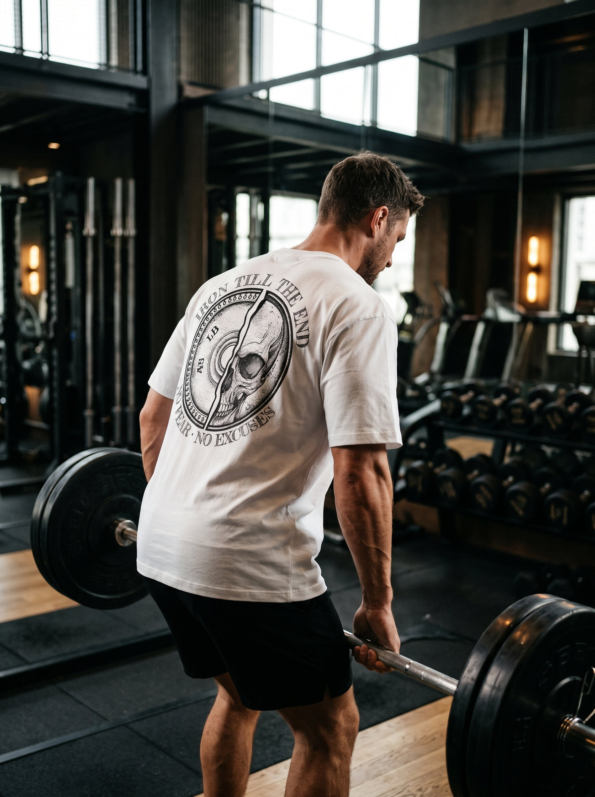 Oversize Gym Sporcu Streetwear T-shirt - Demir Kafa Tasarım