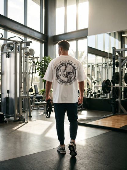 Oversize Gym Sporcu Streetwear T-shirt - Demir Kafa Tasarım