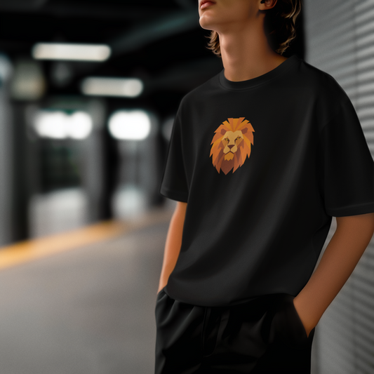 Mystic - Aslan Gücü Oversize Tişört