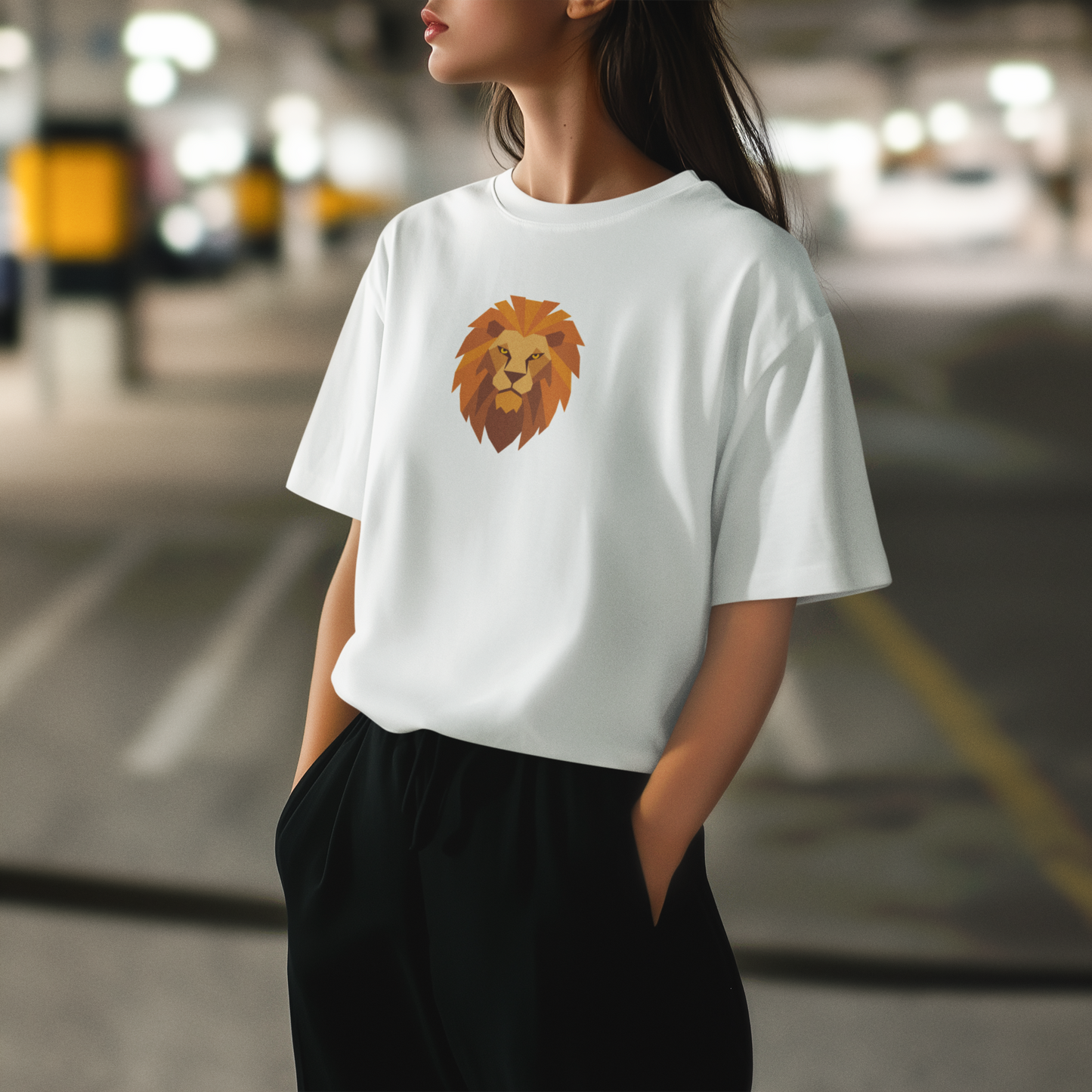 Mystic - Aslan Gücü Oversize Tişört