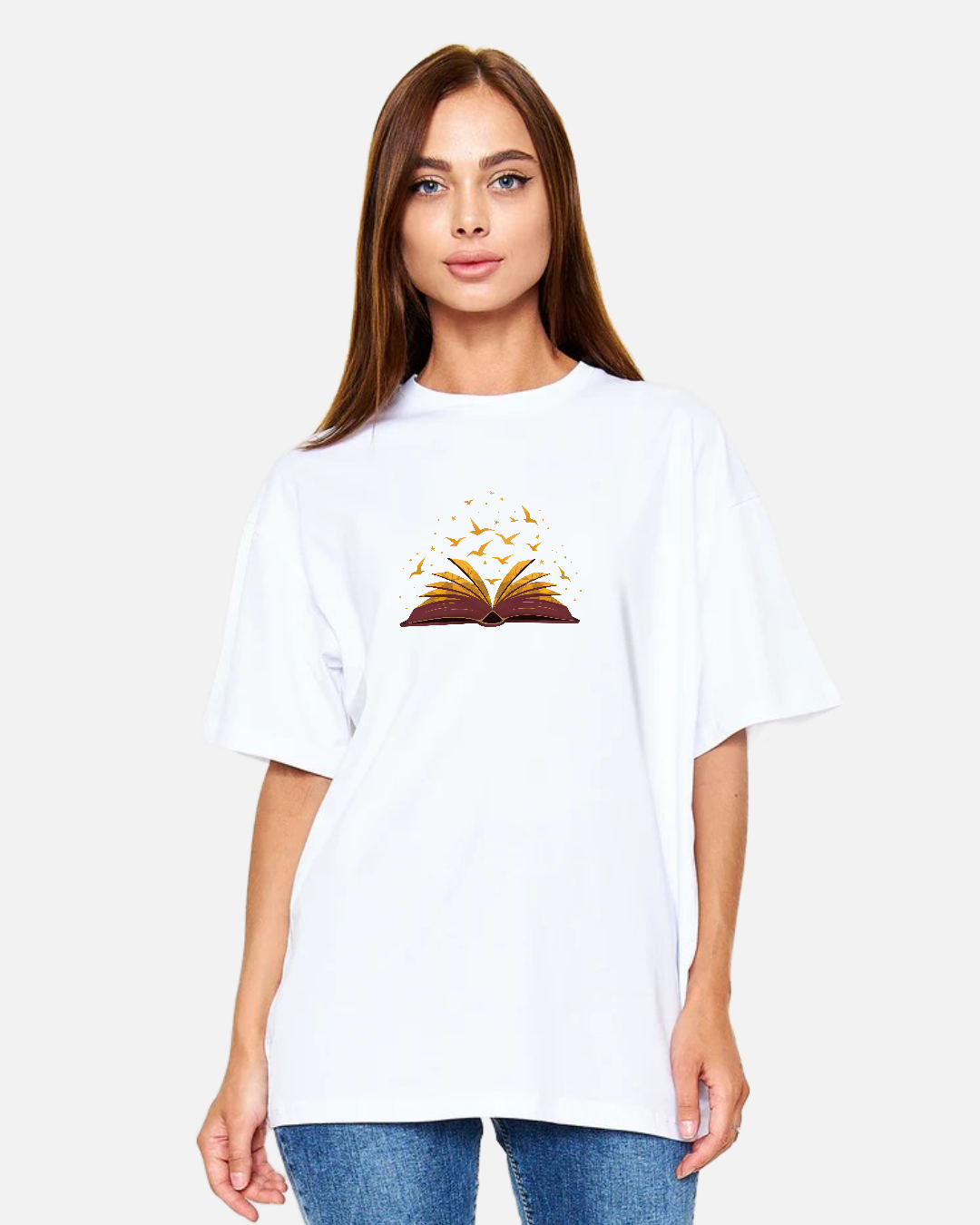 Mystic - Büyülü Kitap Oversize Tişört