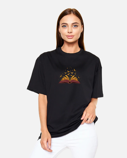 Mystic - Büyülü Kitap Oversize Tişört