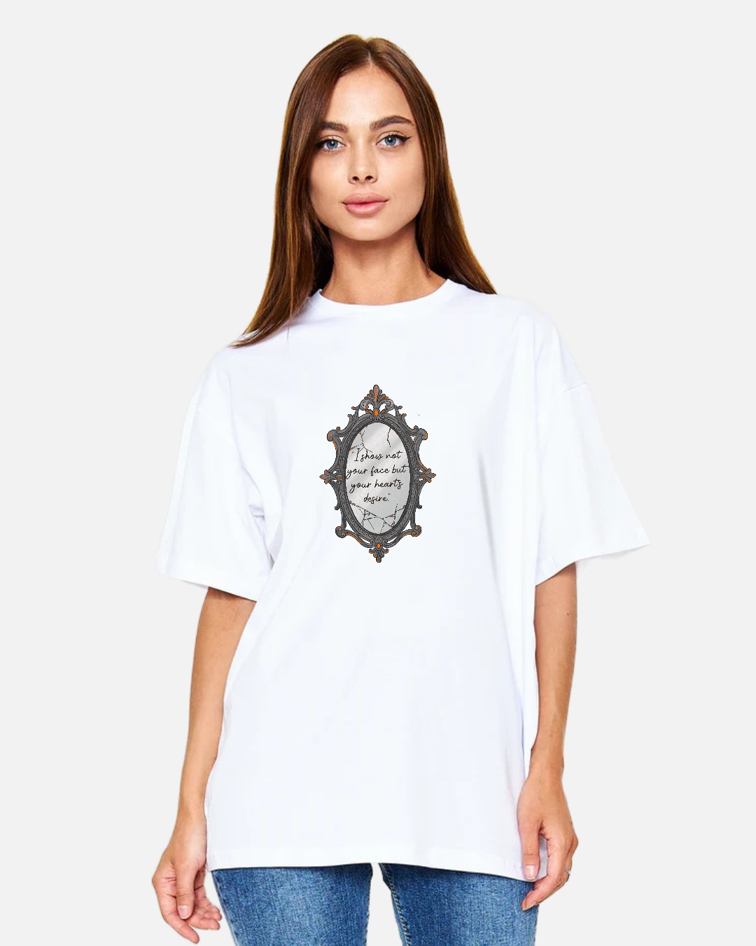 Mystic - Kalbin Arzusu Aynası Oversize Tişört