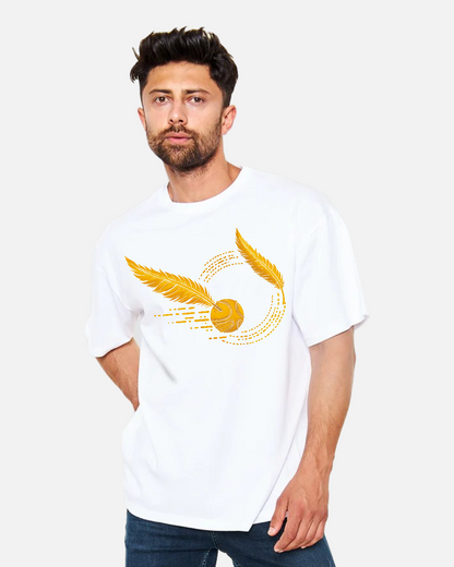 Mystic Dash – Golden Wings – Oversize T-Shirt