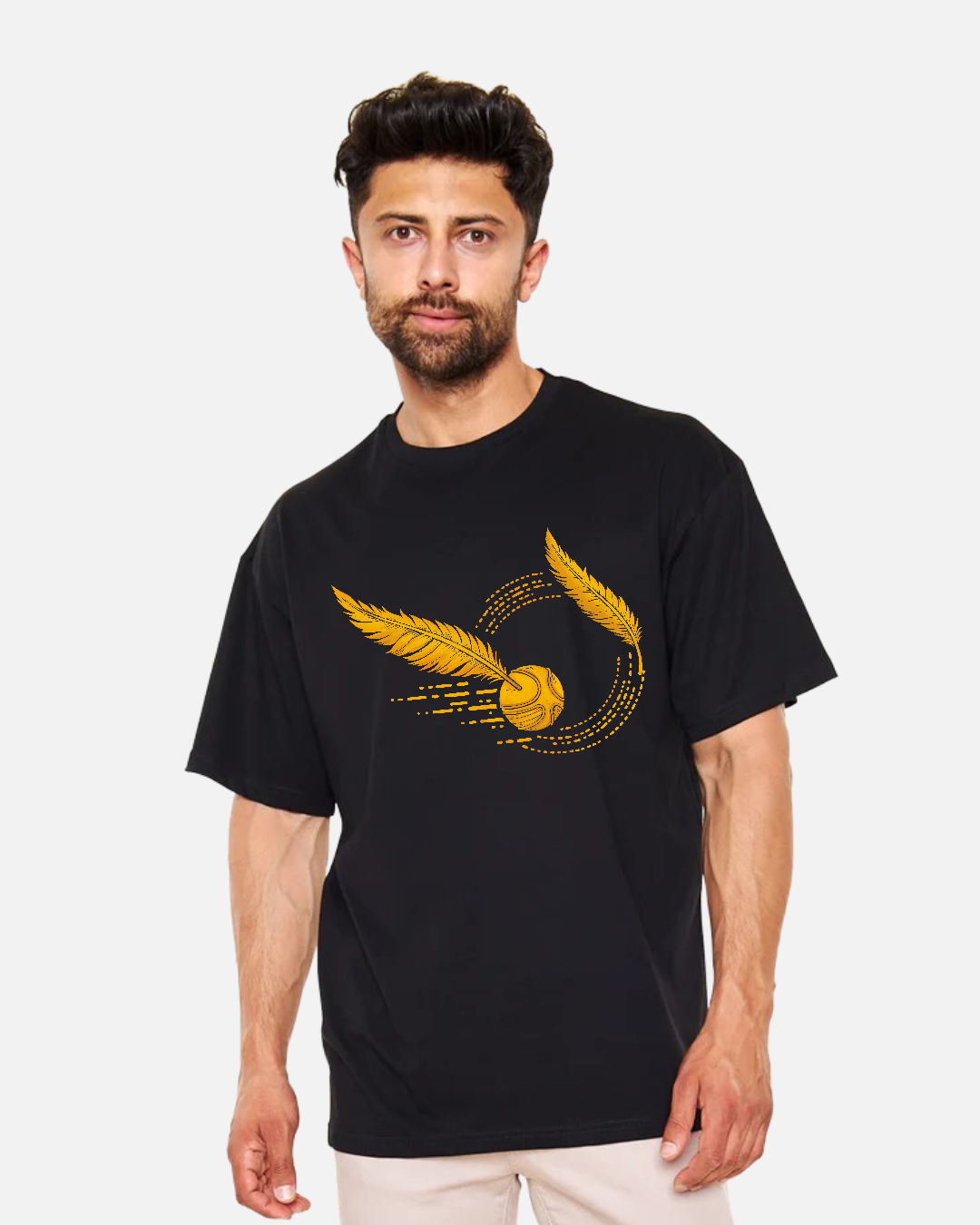 Mystic Dash – Golden Wings – Oversize T-Shirt