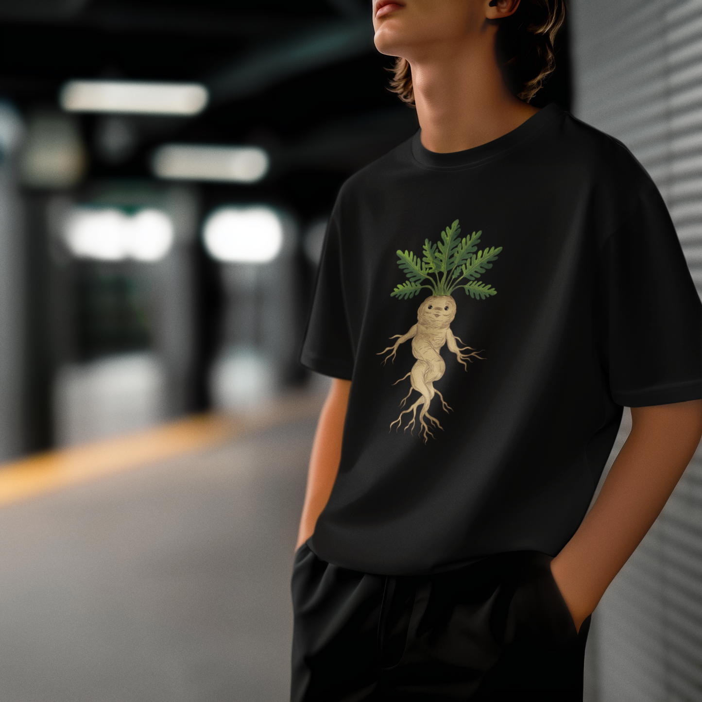 Mystic Mandrake – The Power of Magical Roots – Oversize T-Shirt