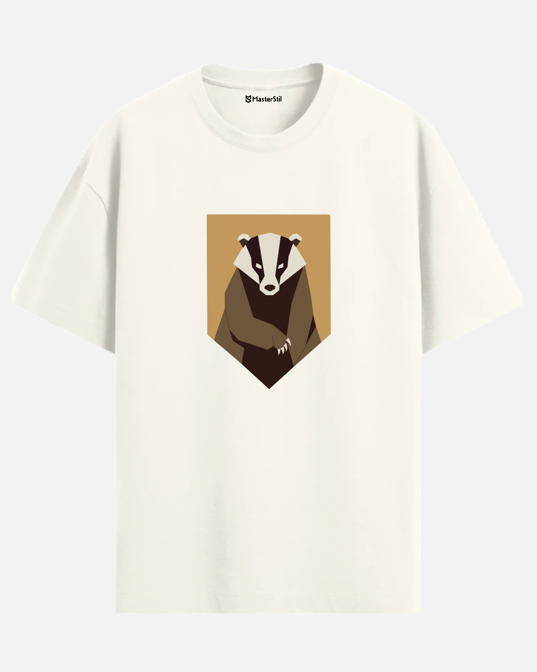 Mystic Badger – Symbol of Loyalty and Power – Unisex Oversize T-Shirt