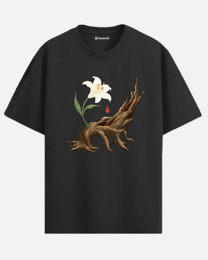 Mystic Lily - Miracle Born from Roots - Oversize T-Shirt