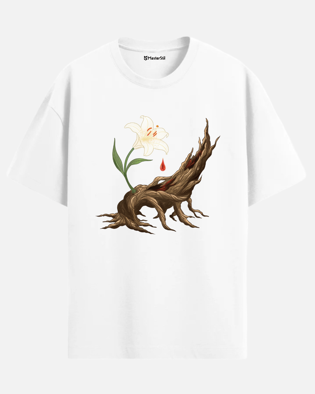 Mystic Lily - Miracle Born from Roots - Oversize T-Shirt